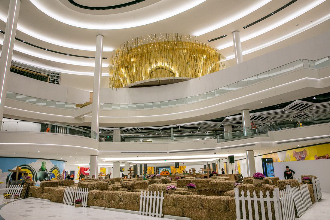 Inside the American Dream mall